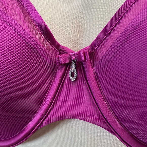 NWT Curvy Couture mesh push up bra - Picture 3 of 7